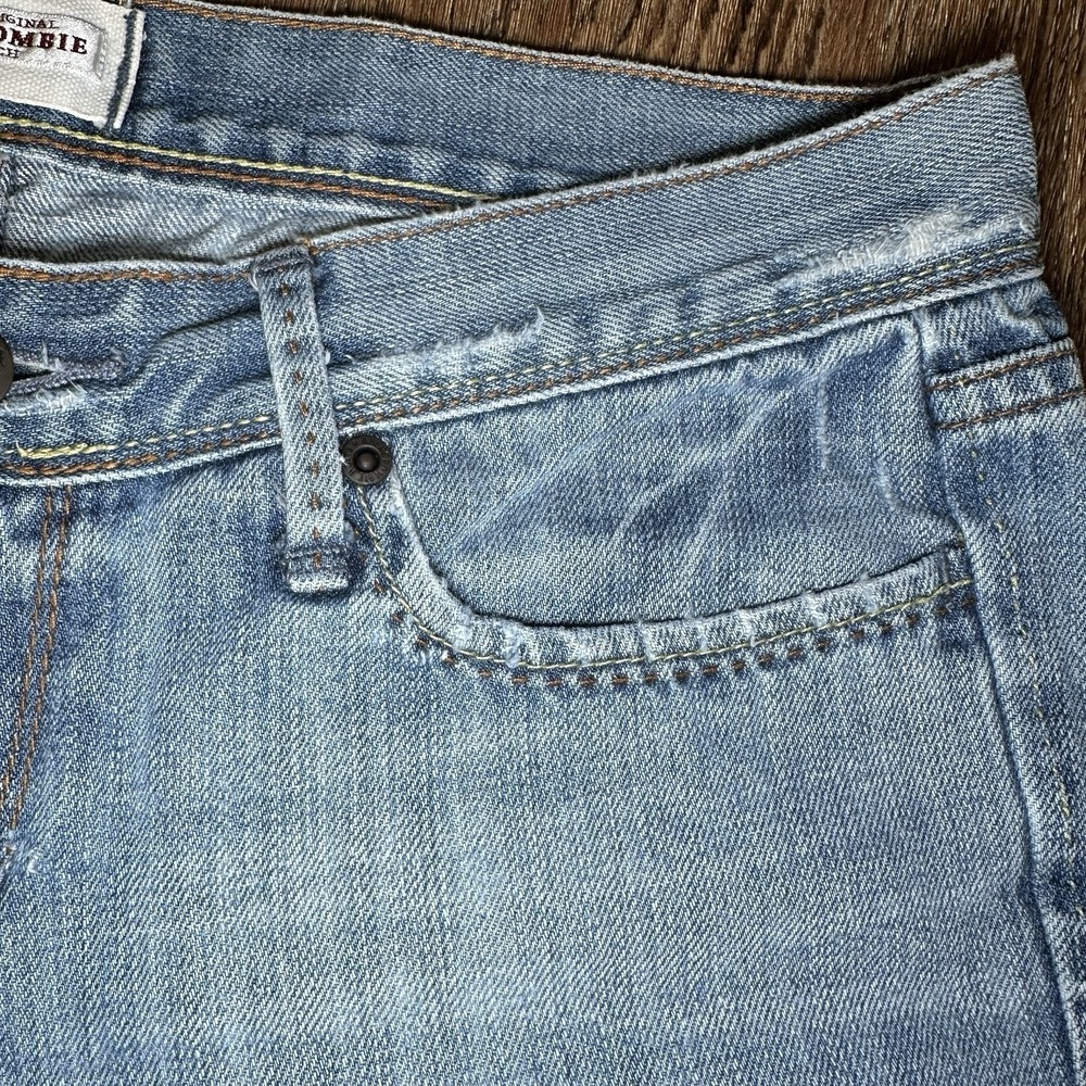 Abercrombie & Fitch Women's 8 Bootcut Light Wash Blue Jeans Y2K Vintage 90s - Picture 3 of 8